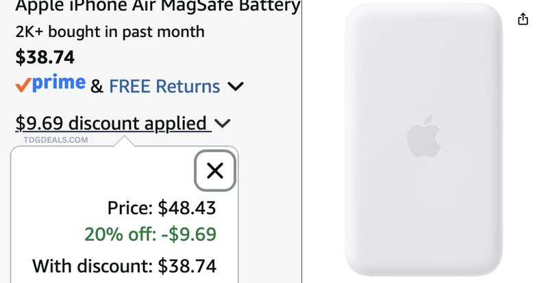 APPLE MAGSAFE BATTERY FOR $38.74?! 🚨
