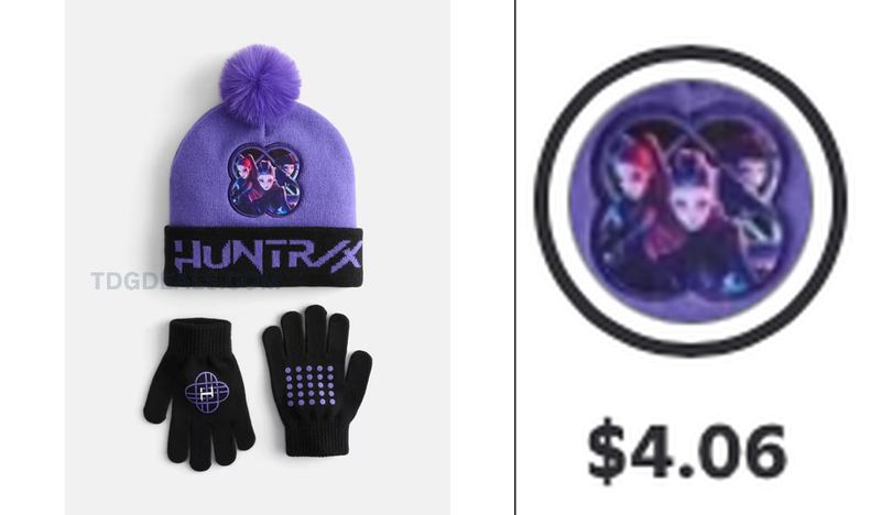 K-POP DEMON HUNTERS BEANIE AND GLOVES SET NOW $4.06