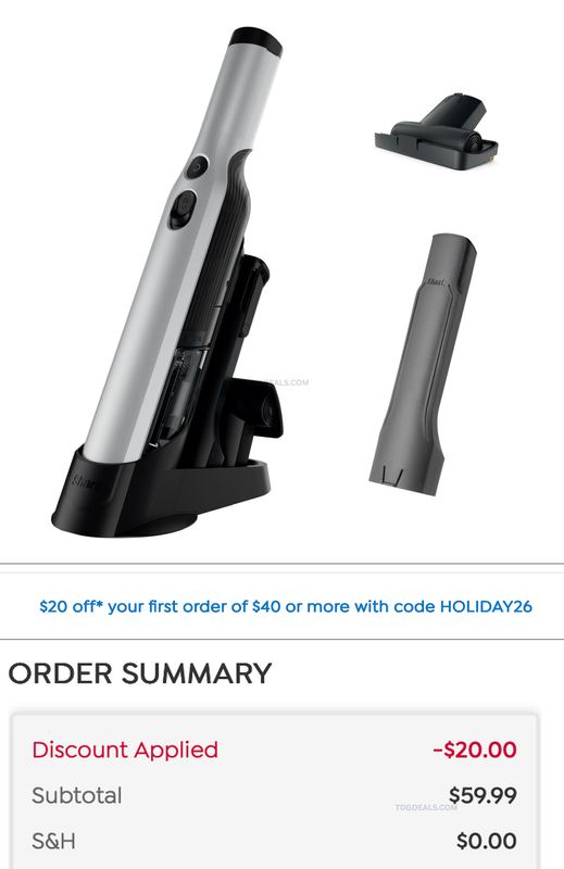 $59.99 SHARK WANDVAC CORDLESS HANDHELD VACUUM