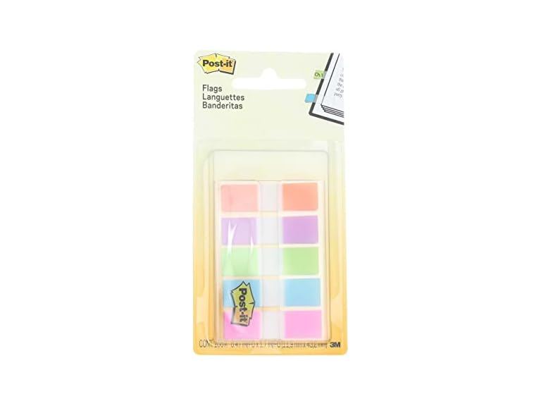 Cable Wholesale 3M 0.47 x 1.7" Post it Flags Page Marker