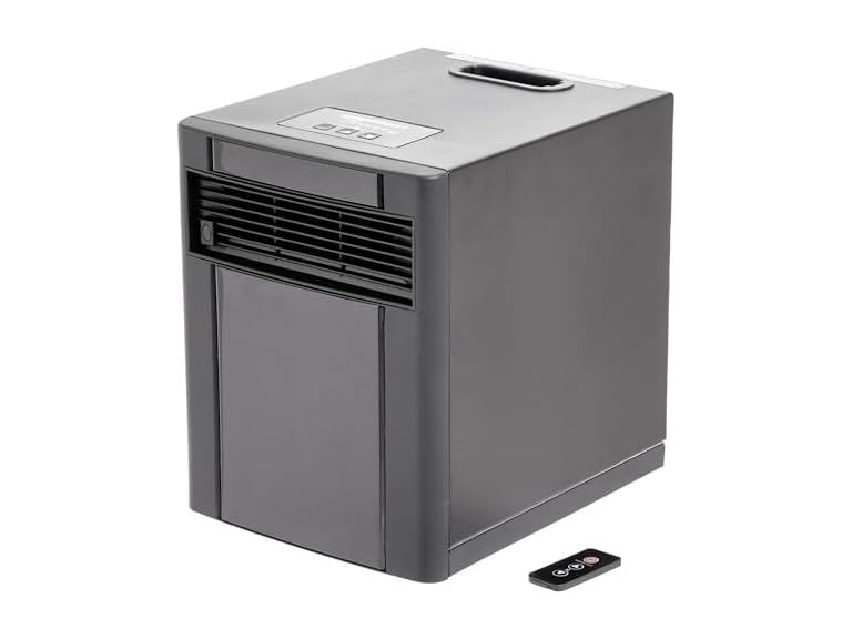 73% OFF: Amazon Basics Portable Space Heater w/Remote