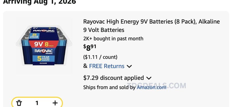 9V BATTERIES ON SALE 🔋