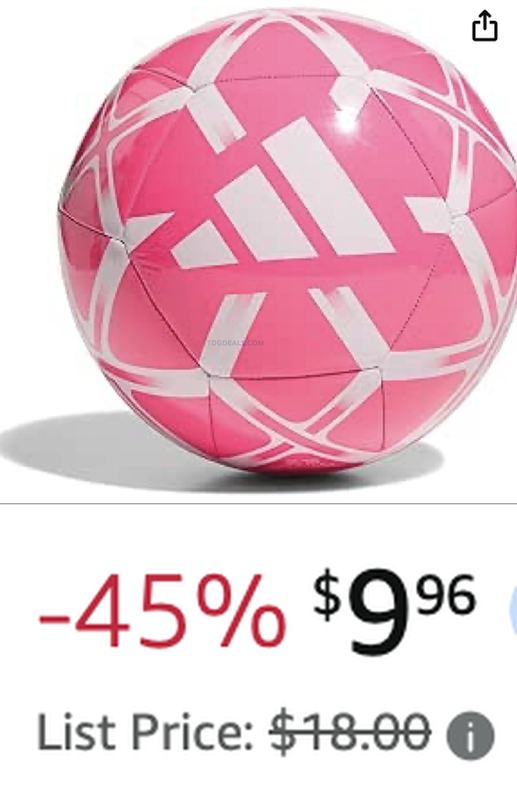 $9.96 adidas Starlancer Club Soccer Ball ⚽️