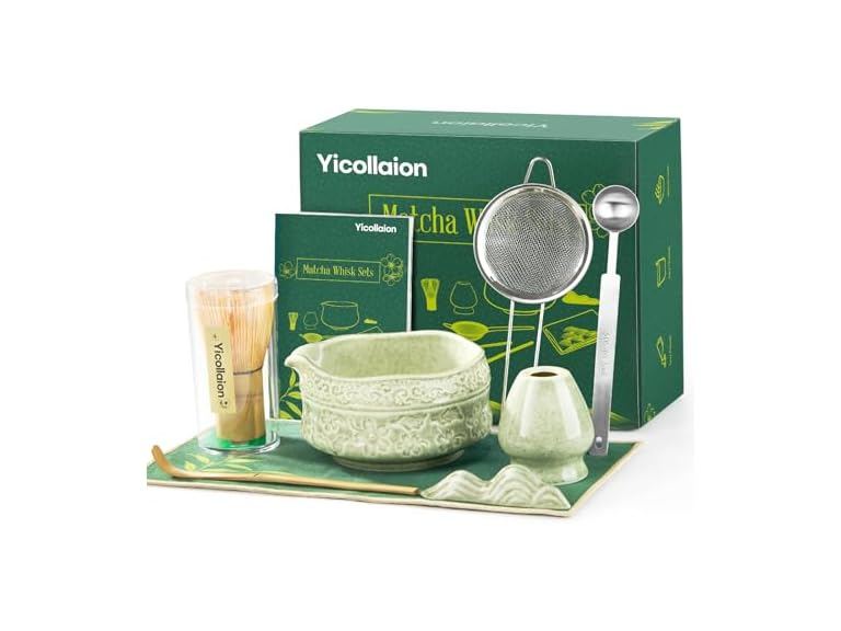 80% OFF: Yicollaion Matcha Whisk Set, 9 Pcs