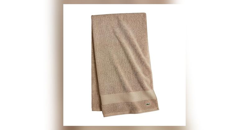 $70 LACOSTE SUPIMA COTTON BATH SHEET FOR $12.99
