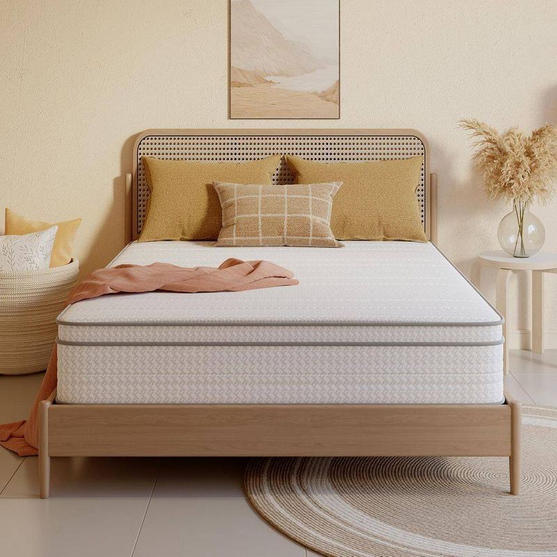 Avenco - Classic King Medium Firm Hybrid Mattress 14 in. in a Box with Individual Smarts Coil Layer Mattress
