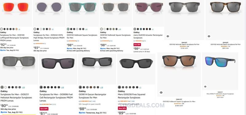 UP TO 50% OFF OAKLEY SUNGLASSES