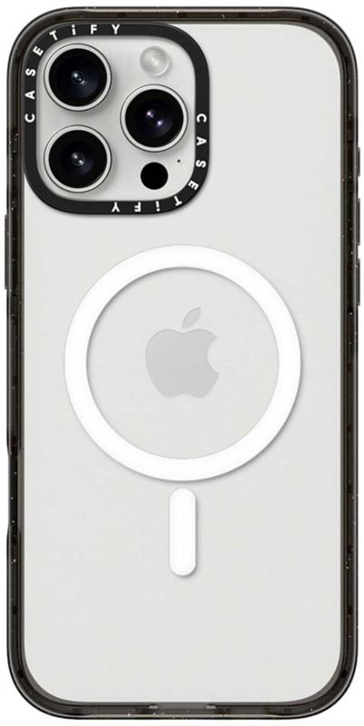 CASETiFY - Impact Case with MagSafe for Apple iPhone 16 Pro Max - Clear/Black
