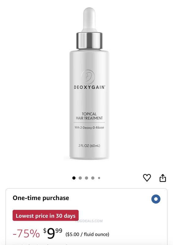 Hair growth serum for just $9.99 (75% off).