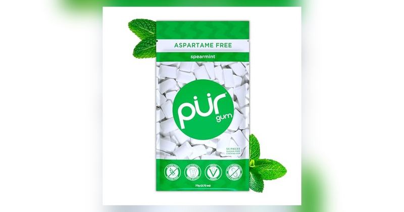 $4.50 PUR SPEARMINT XYLITOL GUM 55-COUNT FOR $1.49