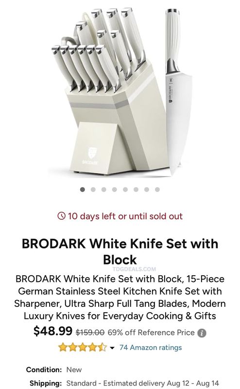 15-PIECE SET FOR $48