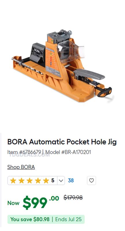 POCKET HOLE JIG FOR $99 🚨