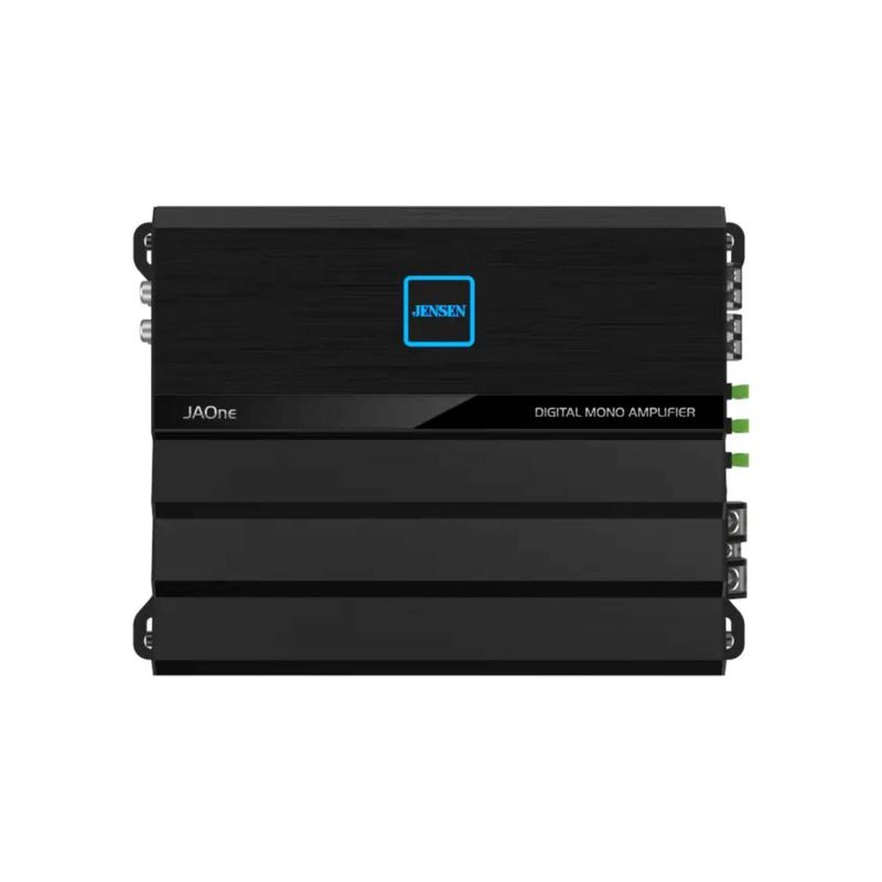 Jensen - JAONE 1 Channel MOSFET Amplifier 500 Watts RMS x 1 @ 4 Ohms, 985 Watts X 1 @ 2 Ohms - Black/Gray