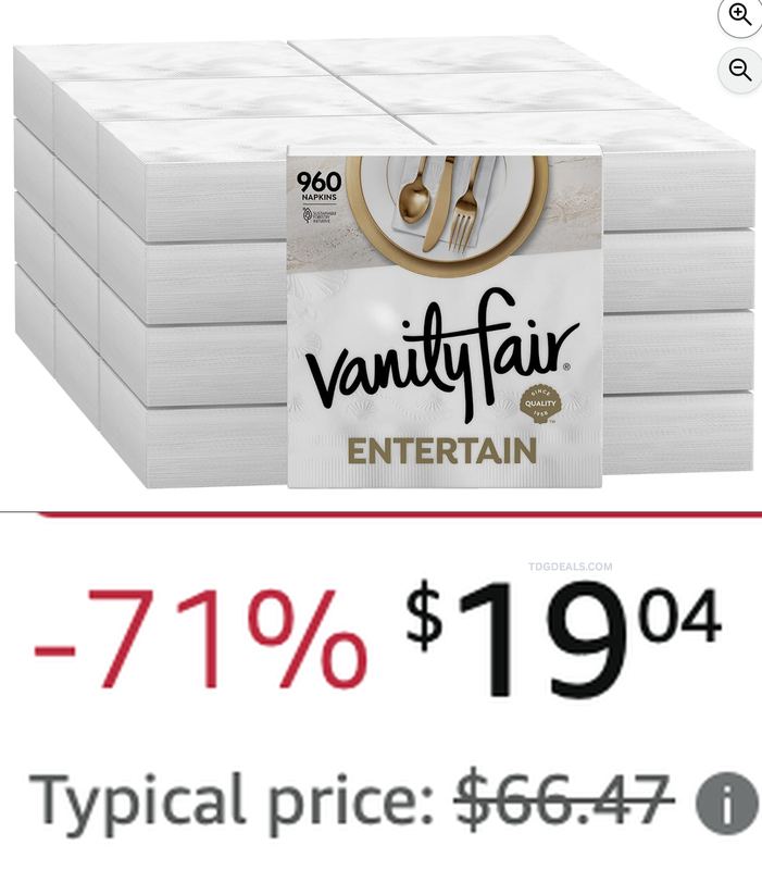 71% OFF - PAPER NAPKINS, 960 COUNT (24-PACK) @ AMAZON