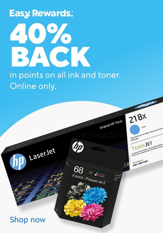 STAPLES INK & TONER — 40% BACK