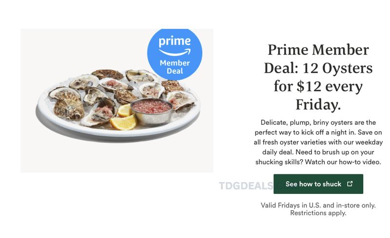 12/$12 OYSTERS @ WHOLE FOODS FRIDAY  🦪