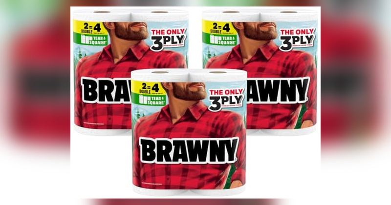 $10.58 Brawny Tear-A-Square Paper Towels