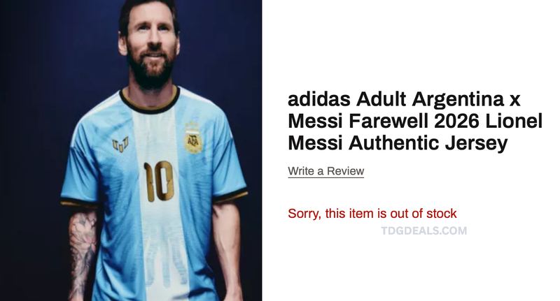 NEWS: ⚽  LIONEL MESSI x ARGENTINA SPECIAL-EDITION JERSEY JUST DROPPED