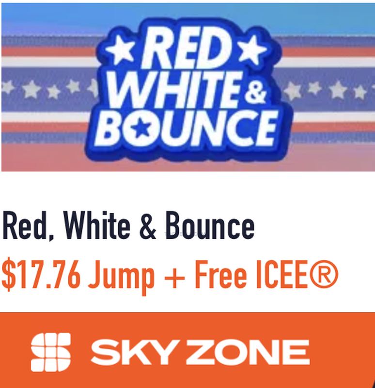 SKY ZONE JULY 4 DEAL 🇺🇸