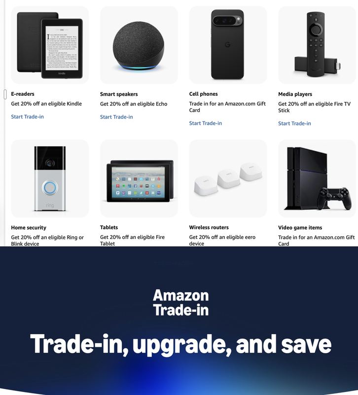 AMAZON TRADE-IN BONUS ♻️📦