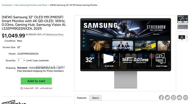 Samsung OLED monitor deal 👀