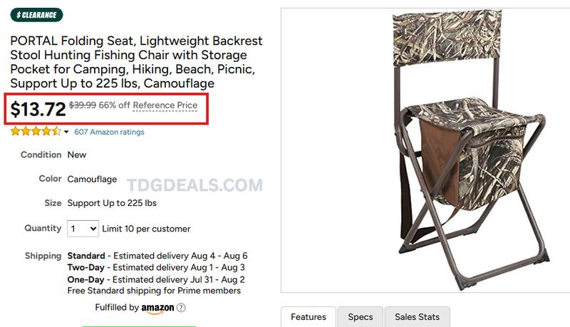 CLEARANCE: 66% OFF PORTAL HUNTING STOOL 🦌