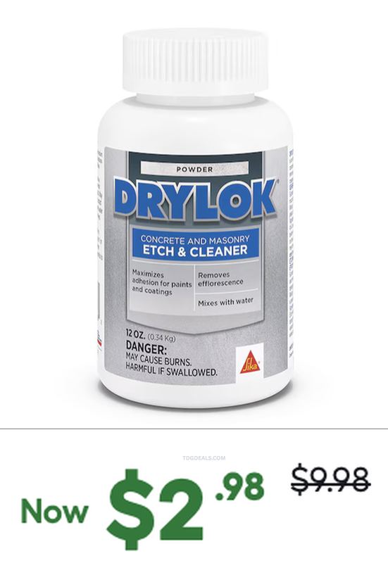 70% OFF DRYLOK CONCRETE & MASONRY ETCH & CLEANER