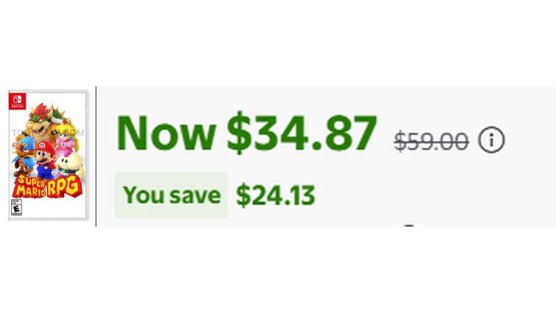 SUPER MARIO RPG JUST $34.87