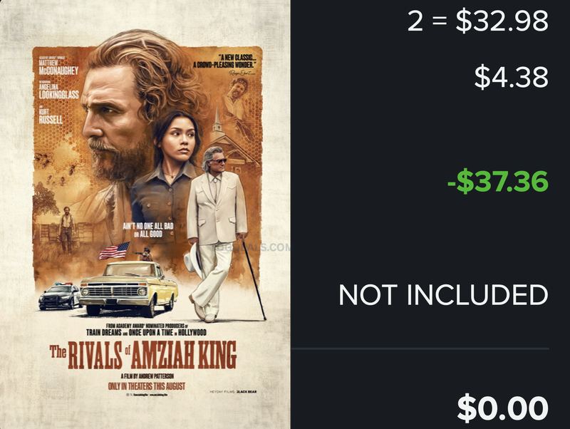 2-FREE MOVIE TICKETS 🎟️