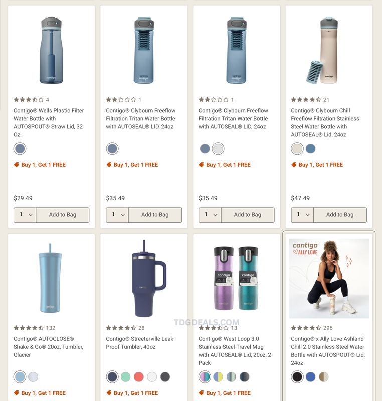 BUY 1, GET 1 FREE DRINKWARE AT COLEMAN