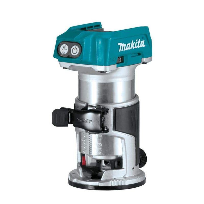 Makita - 18V LXT Lithium-Ion Brushless Cordless Variable Speed Compact Router with Built-In LED Light (Tool Only)
