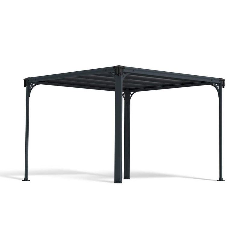 CANOPIA by PALRAM - Milano 10 ft. x 10 ft. Gray/Gray Outdoor Gazebo