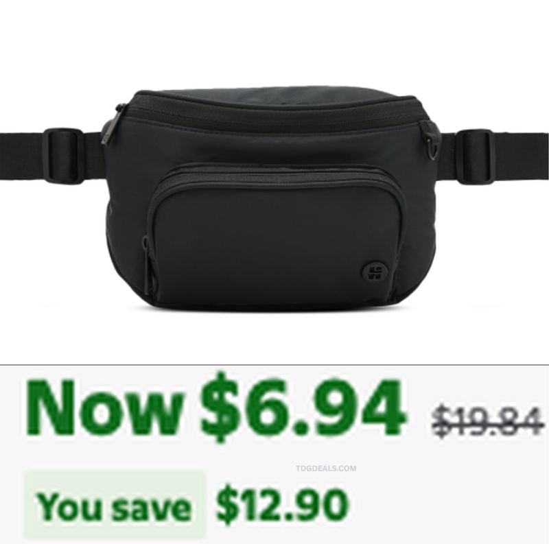 JUST $6.94 (REG $20) Huggies Sunshine Diaper Waist Pack, Black