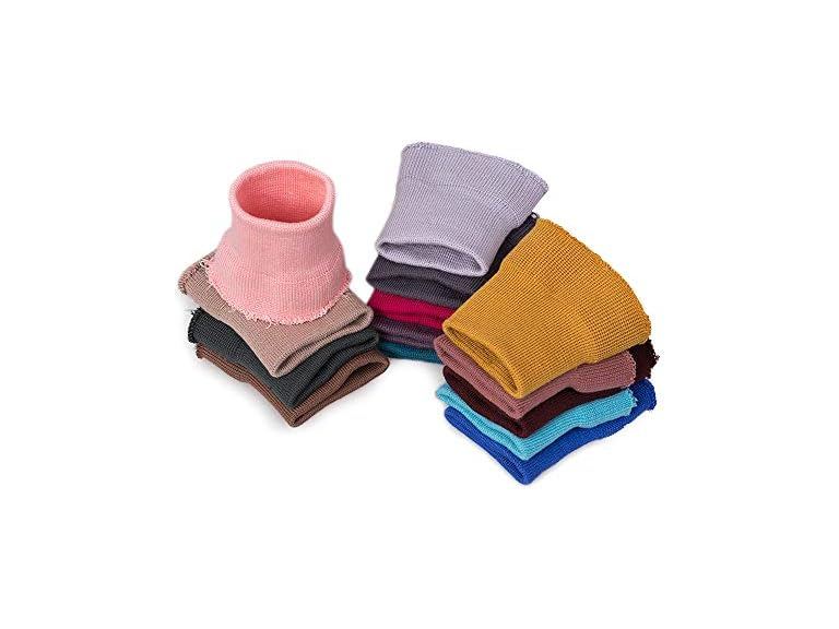 Tong Gu Cotton Stretch Knit Rib Cuff Trim