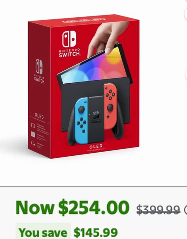 $399.99 NINTENDO SWITCH OLED, OPEN BOX, FOR $254