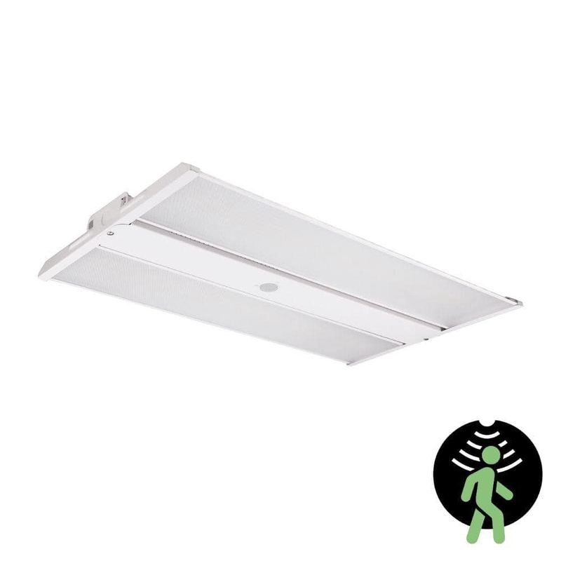 ETI LIGHTING - 2 ft. 400-Watt Equivalent Motion Sensor LED Dimmable White High Bay Light 4000K 5000K 43,000 Lumens Workshop Garage
