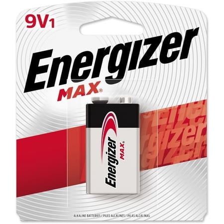 Energizer, EVE522BPCT, Max Alkaline 9-Volt Battery, 48 / Carton
