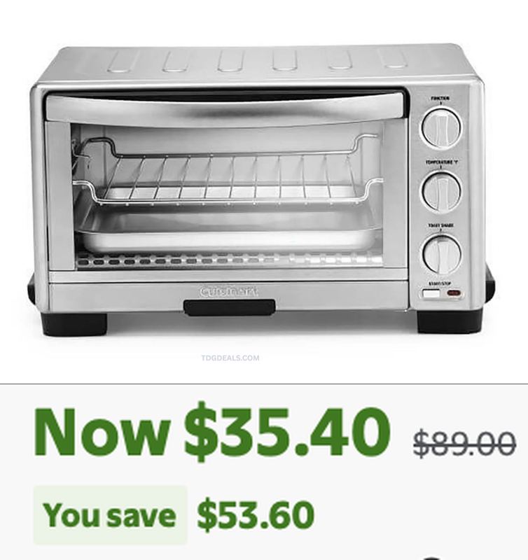 $35.40 CUISINART TOASTER OVEN BROILER