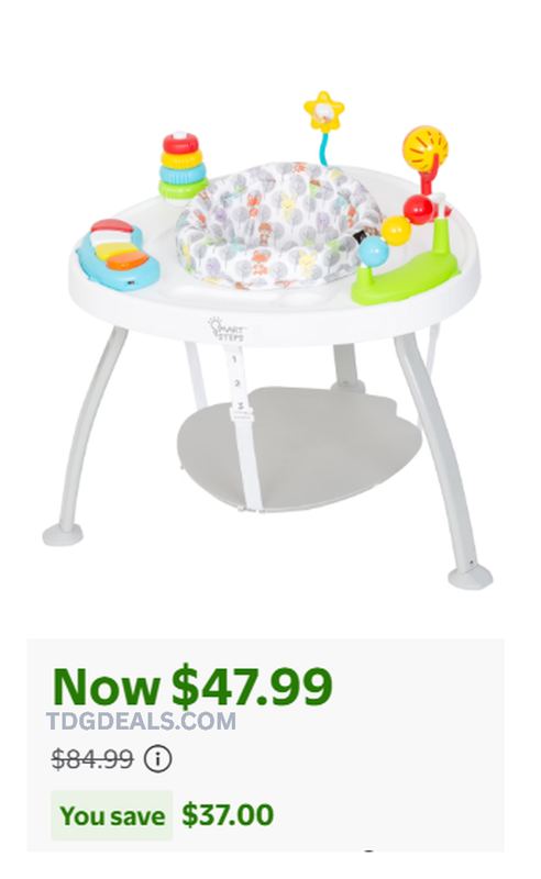 SMART STEPS 3-IN-1 ACTIVITY CENTER $47.99 👶
