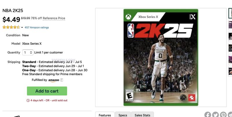 $4.49 NBA 2K25 FOR XBOX 🎮