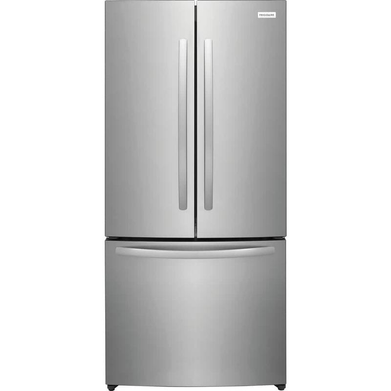 Frigidaire - 31.5 in. 18 cu. ft. Counter Depth French Door Refrigerator in Fingerprint-Resistant Stainless Look