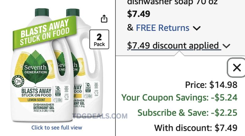 Stacking Dishwasher Detergent Deal 🫧