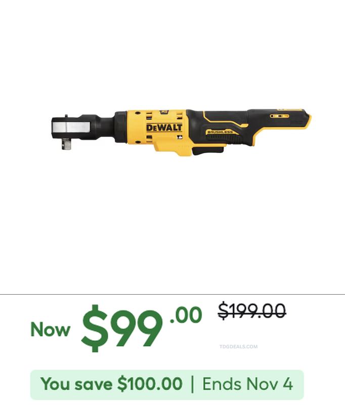 $99 - DEWALT XTREME 12V RATCHET WRENCH