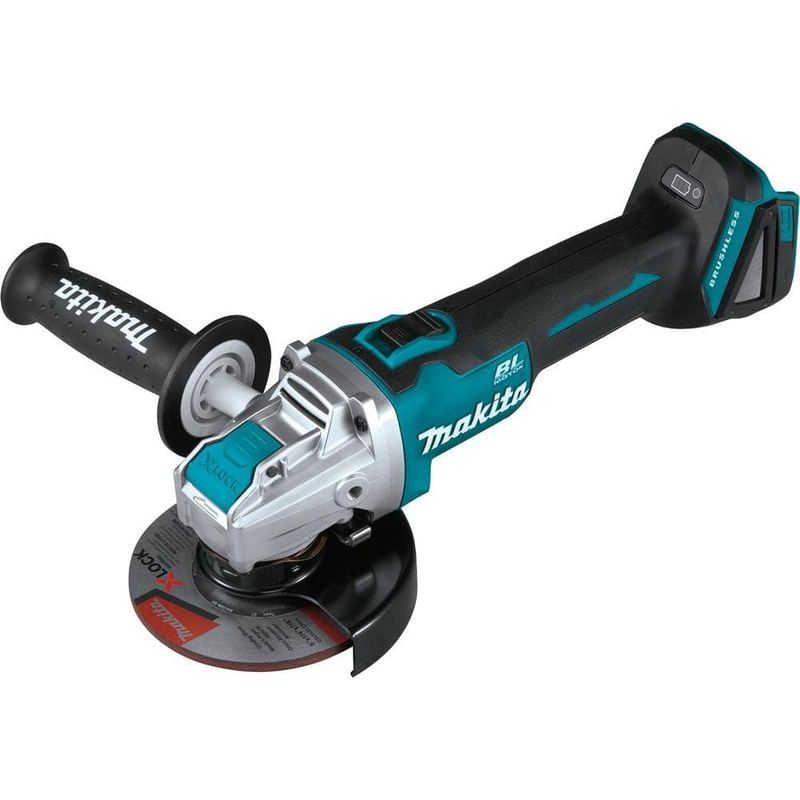 Makita - 18V LXT Lithium-Ion Brushless Cordless 4-1/ 2 in. /5 in. X-LOCK Angle Grinder with AFT, Tool Only