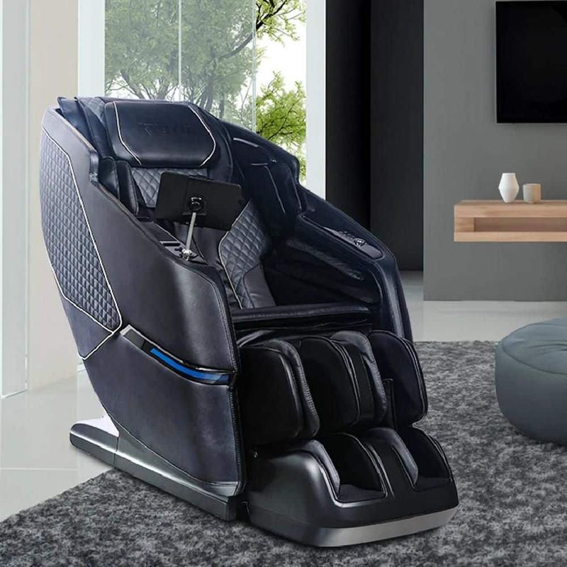 KYOTA - Black Synthetic Leather Kizuna M688 Dual-Mech Massage Chair with Cooling