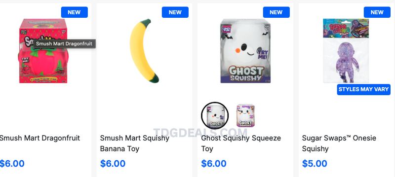 FIVE BELOW DROPPED NEW SQUISHY TOYS