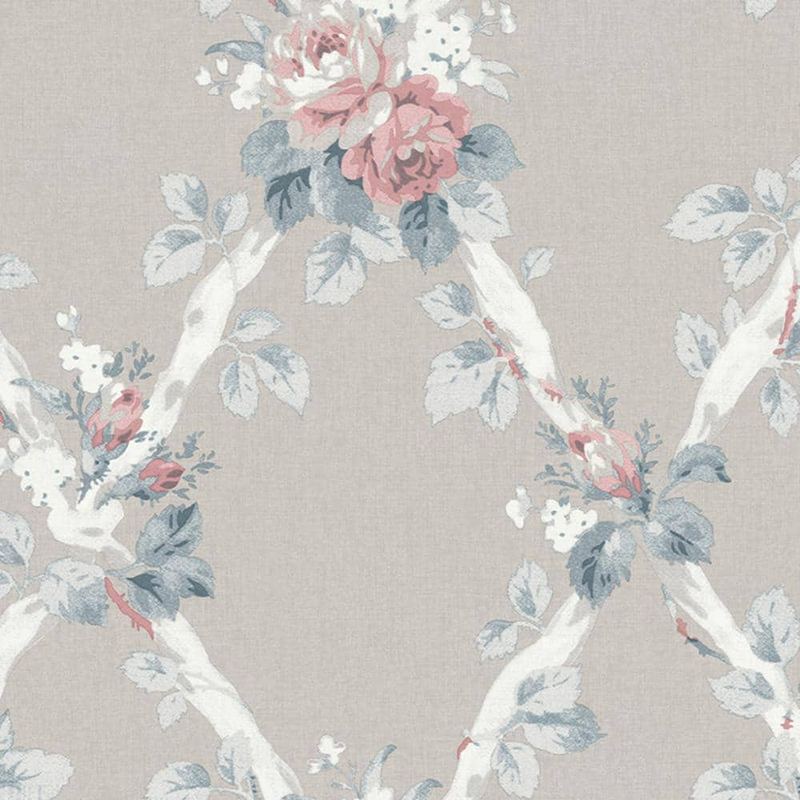 Laura Ashley - Laura Ashley Elwyn Dove Grey Wallpaper