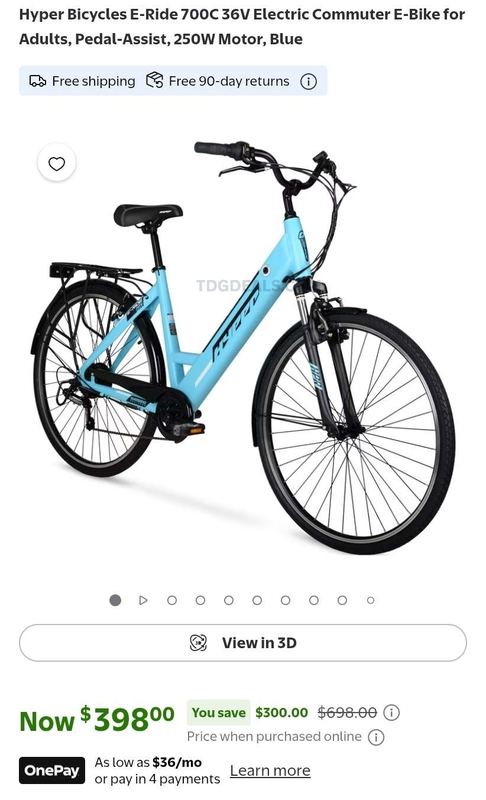 🔥 $300 OFF HYPER E-RIDE 700C E-BIKE 🔥