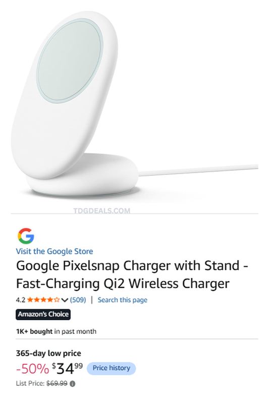 GOOGLE WIRELESS CHARGER 50% OFF ⚡