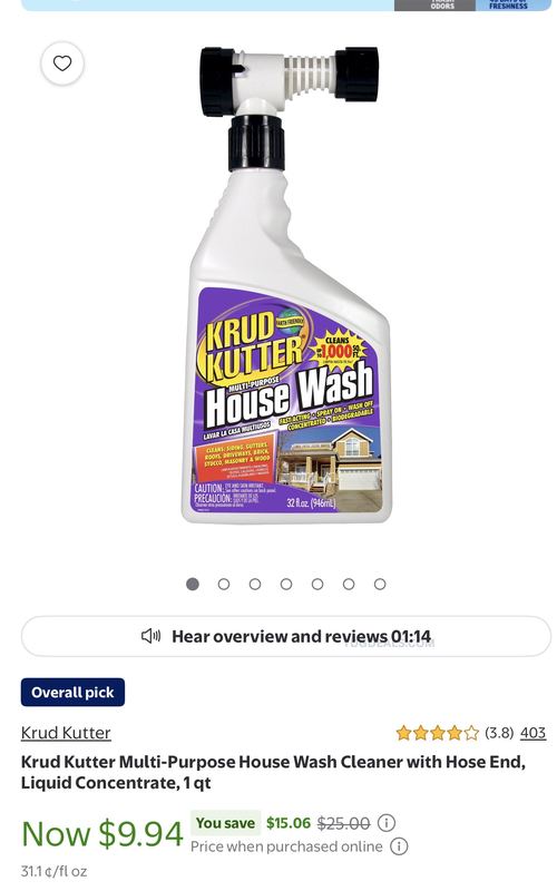 60% OFF KRUD KUTTER HOUSE WASH 👀